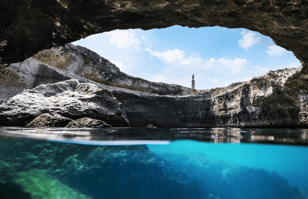 L'une des grottes les plus populaires du Salento